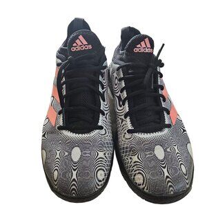 Adidas Men's Bounce Black & White Athletic Sneakers Size 8